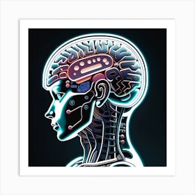 Woman'S Brain 1 Art Print