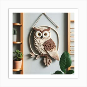 Owl Wall Art Art Print