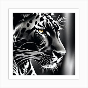 Leopard Painting Art Print