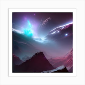 Unexplored Cosmos Art Print