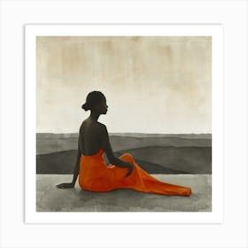 'Orange' Art Print