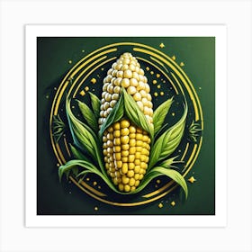 Sweetcorn As A Logo Mysterious (1) Art Print