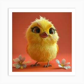 Little Chick Art Print