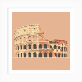 Colosseum in Rome Art Print