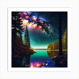 Milky Way 46 Art Print