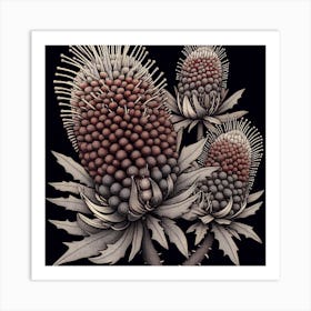 Banksia Art Print