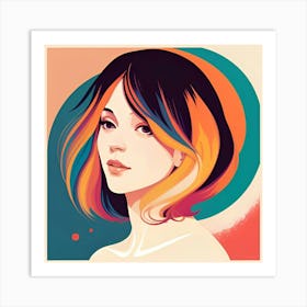 Portrait Of A Woman 5 Art Print