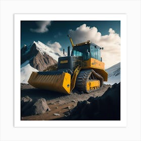 Buldozer Mountain (9) Art Print