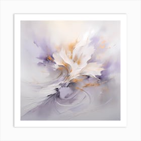 Serene Elegance: Lilac Infusion Art Print