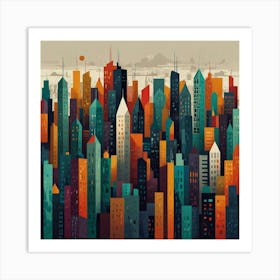 Cityscape 39 Art Print