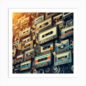 Cassette Wall Art Print