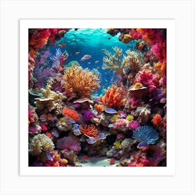 Coral Reef Art Print