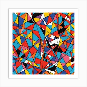 Abstract Geometric Pattern 6 Art Print