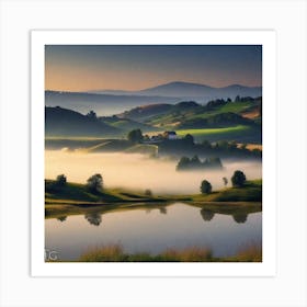 Peaceful Landscapes Photo (9) Art Print