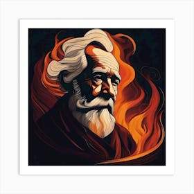 The Father of Fire Art Print