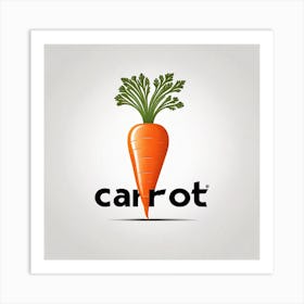 Carrot Logo 6 Art Print