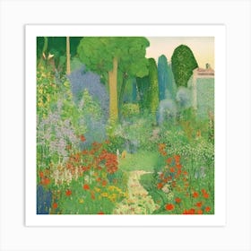 Garden In Bloom Art Print