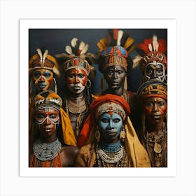 Ethiopian Tribes 1 Art Print