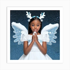 Snow Angel Art Print