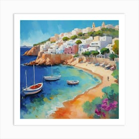 Ibiza Spain 6 Fauvist Painting Art Print 1 Art Print