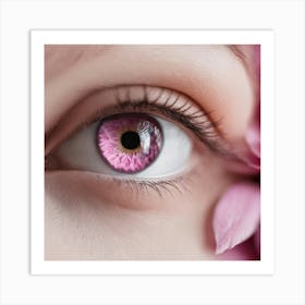 Pink Eye 2 Art Print