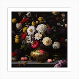 Vase Of Flowers Art Print