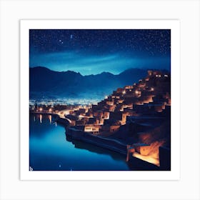 Night In Afghanistan Art Print