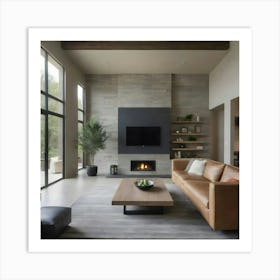 Modern Living Room 35 Art Print