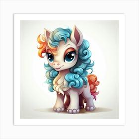 Cute Little Pony Art Print