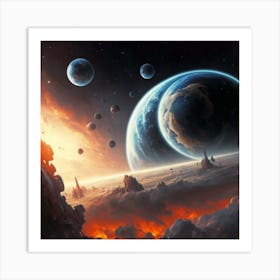 Spacescape Art Print