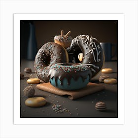 Donuts 1 Art Print