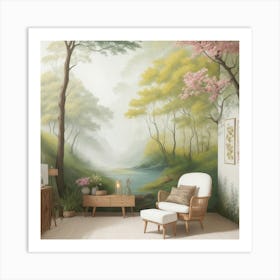 Flowering Tree Art Print