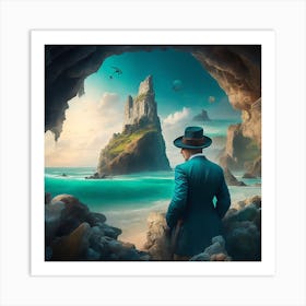 Man In A Hat 1 Art Print