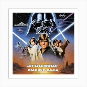 Star Wars Empire Back Art Print