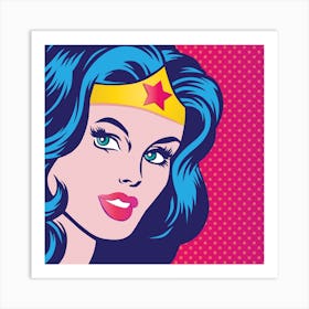 Wonder girl Art Print