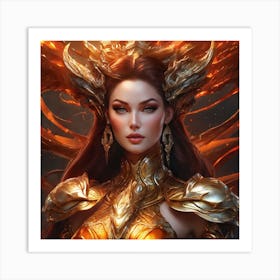 Angel Of Fire 2 Art Print