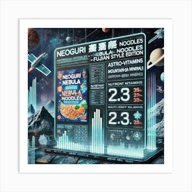 Fujian Nutritional Info Scifi Art Print