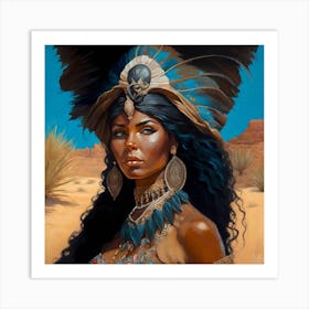 Queen Of The Desert 1 Art Print