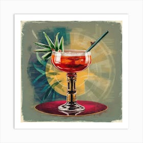 Cocktail Print Art Print