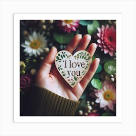 Love you 2 Art Print