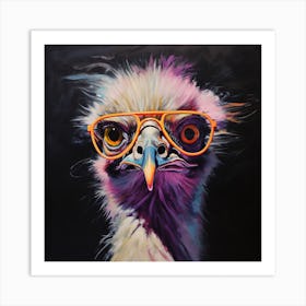 Emu Rainbow Art Print