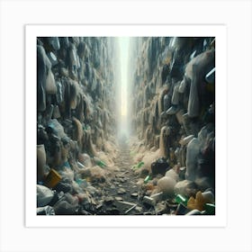 Path Through The Garbage Art Print