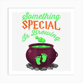 Something Special Is Brewing Funny Halloween Men Art Print