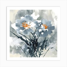 Chinese Flowers Art Print