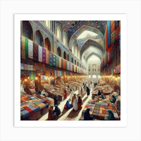 Islamic Bazaar Art Print