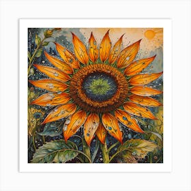 Sunflower 9 Art Print