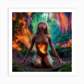 Burning Forest 1 Art Print