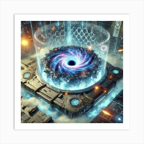 Singularity Forge Energy Shield Art Print