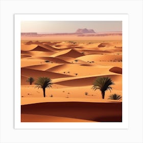 Desert - Desert Stock Videos & Royalty-Free Footage Art Print