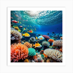 Coral Reef Art Print